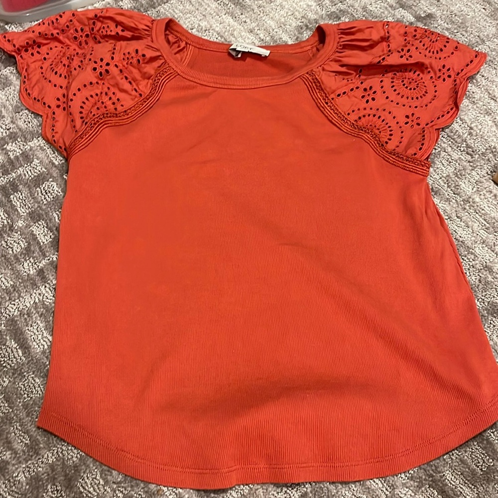 Pretty sienna colored blouse